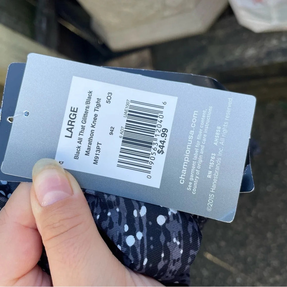 NWT CHAMPION WOMENS MARATHON KNEE TIGHTS - Picture 4 of 4